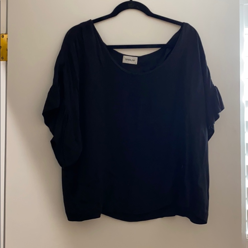 Black crop top